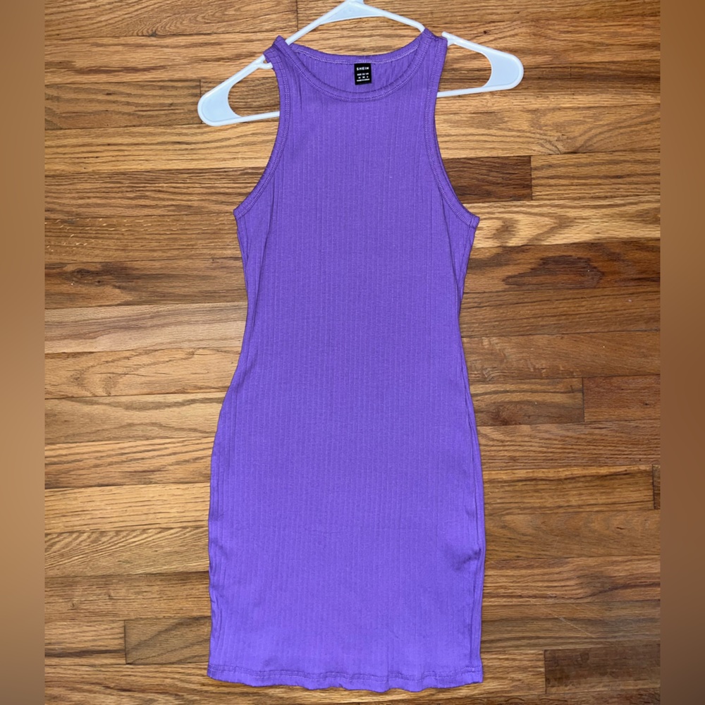 Purple shein dress